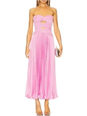 AMUR Carolynn Maxi Dress in Pink Opal NWT